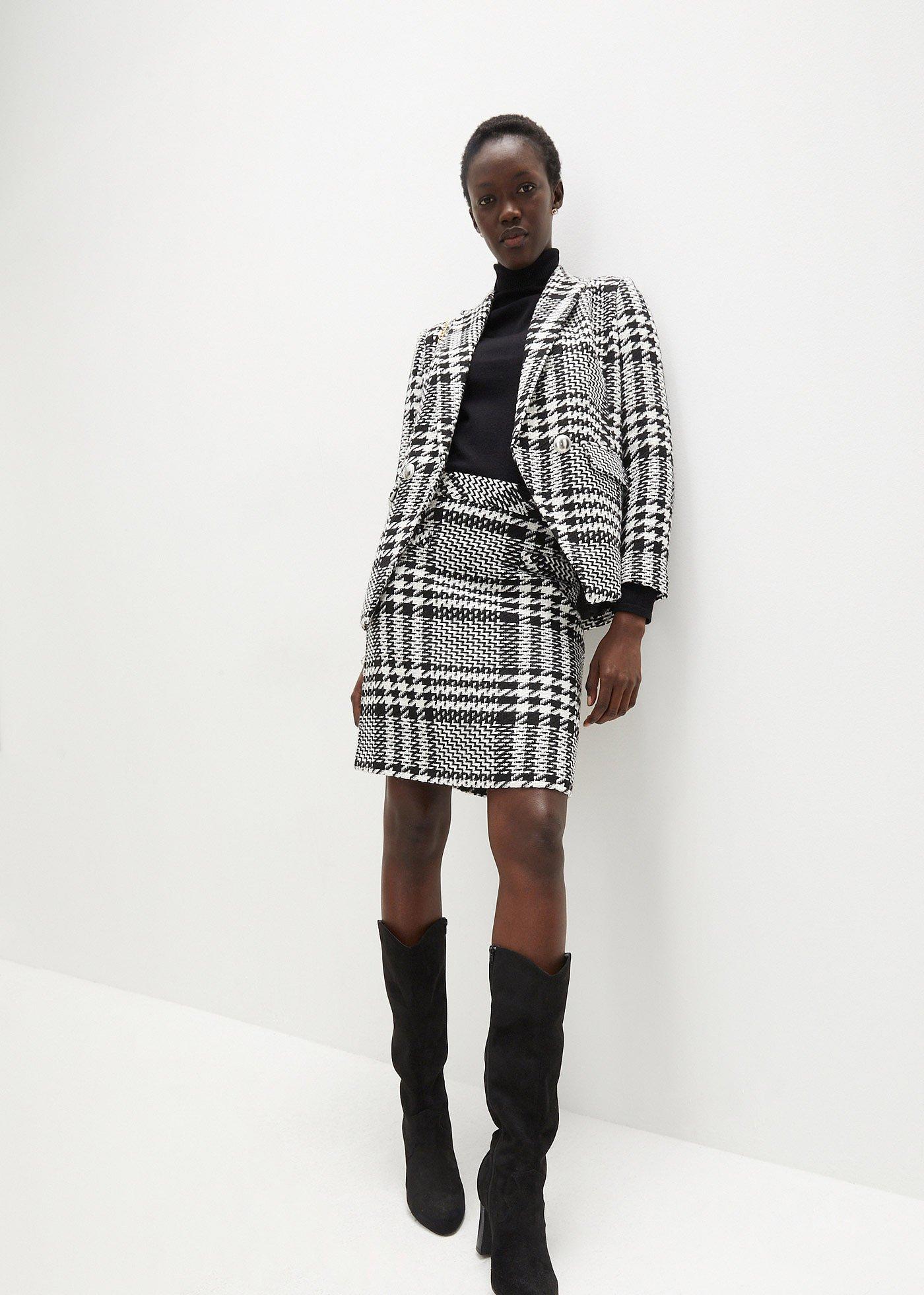 Spódnica z miękkiej przędzy boucle - Bonprix