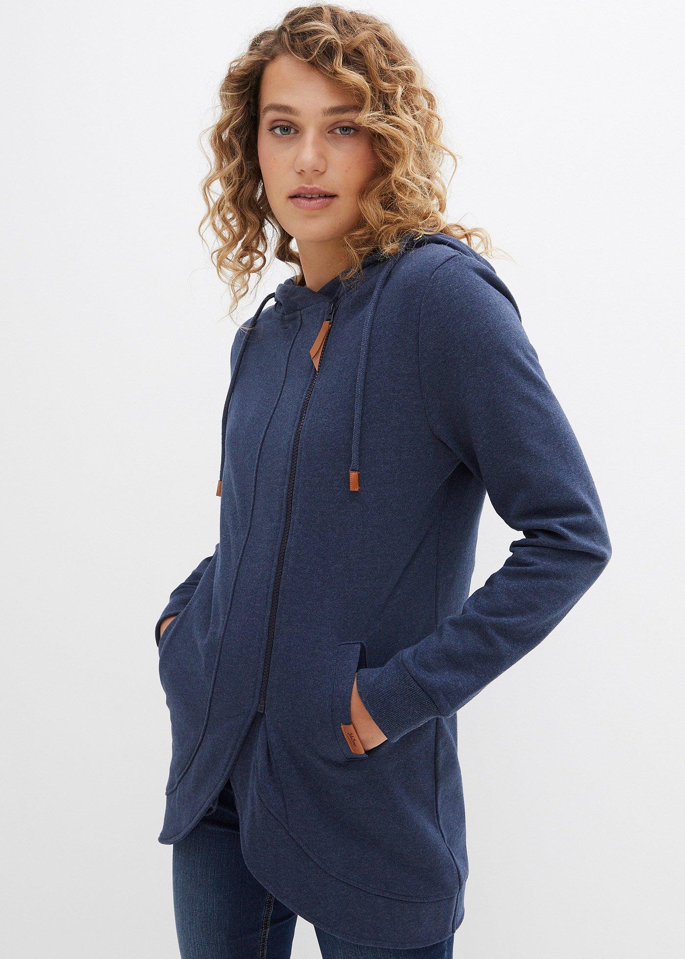 Bluza rozpinana z kapturem - Bonprix