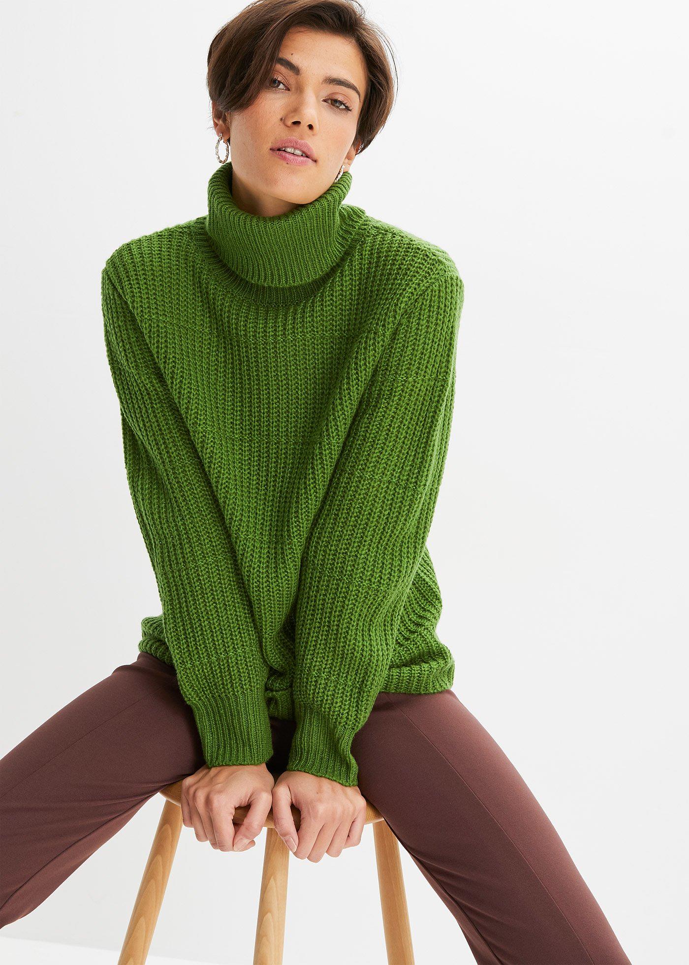Sweter z golfem - Bonprix