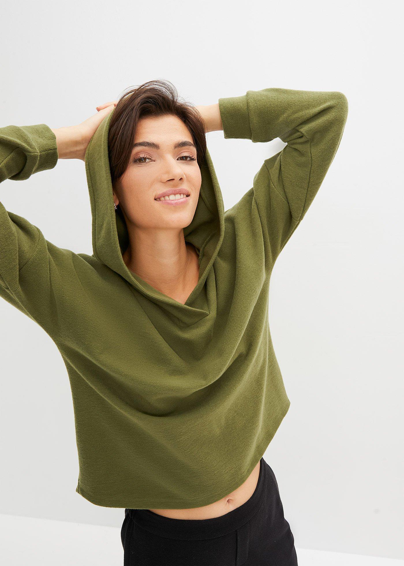 Bluza z kapturem o kroju regular fit - Bonprix