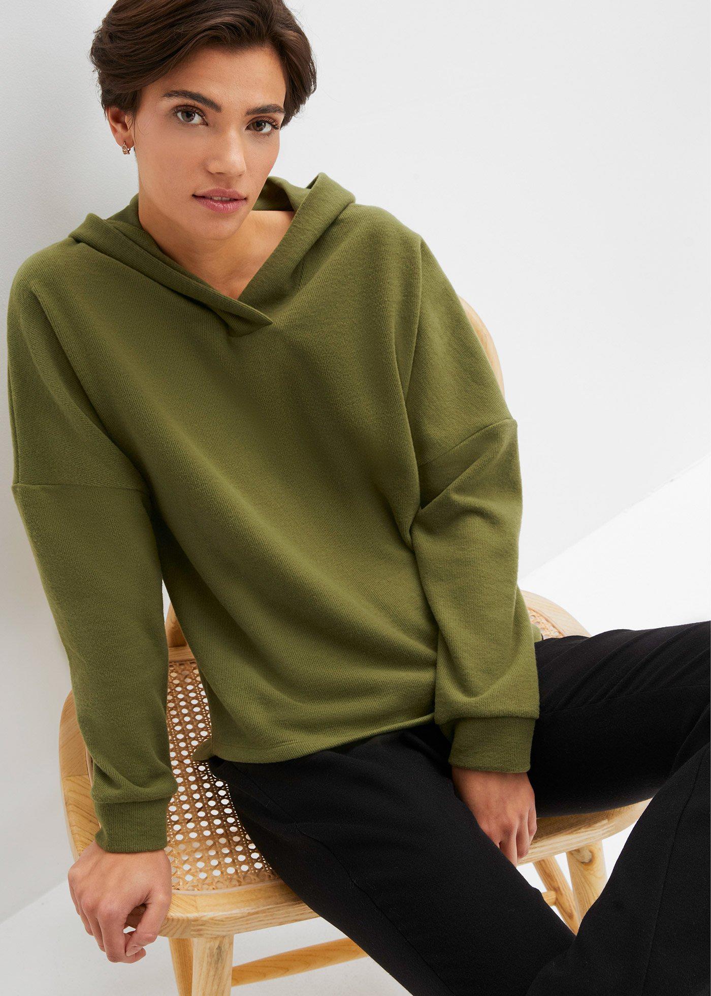 Bluza z kapturem o kroju regular fit - Bonprix