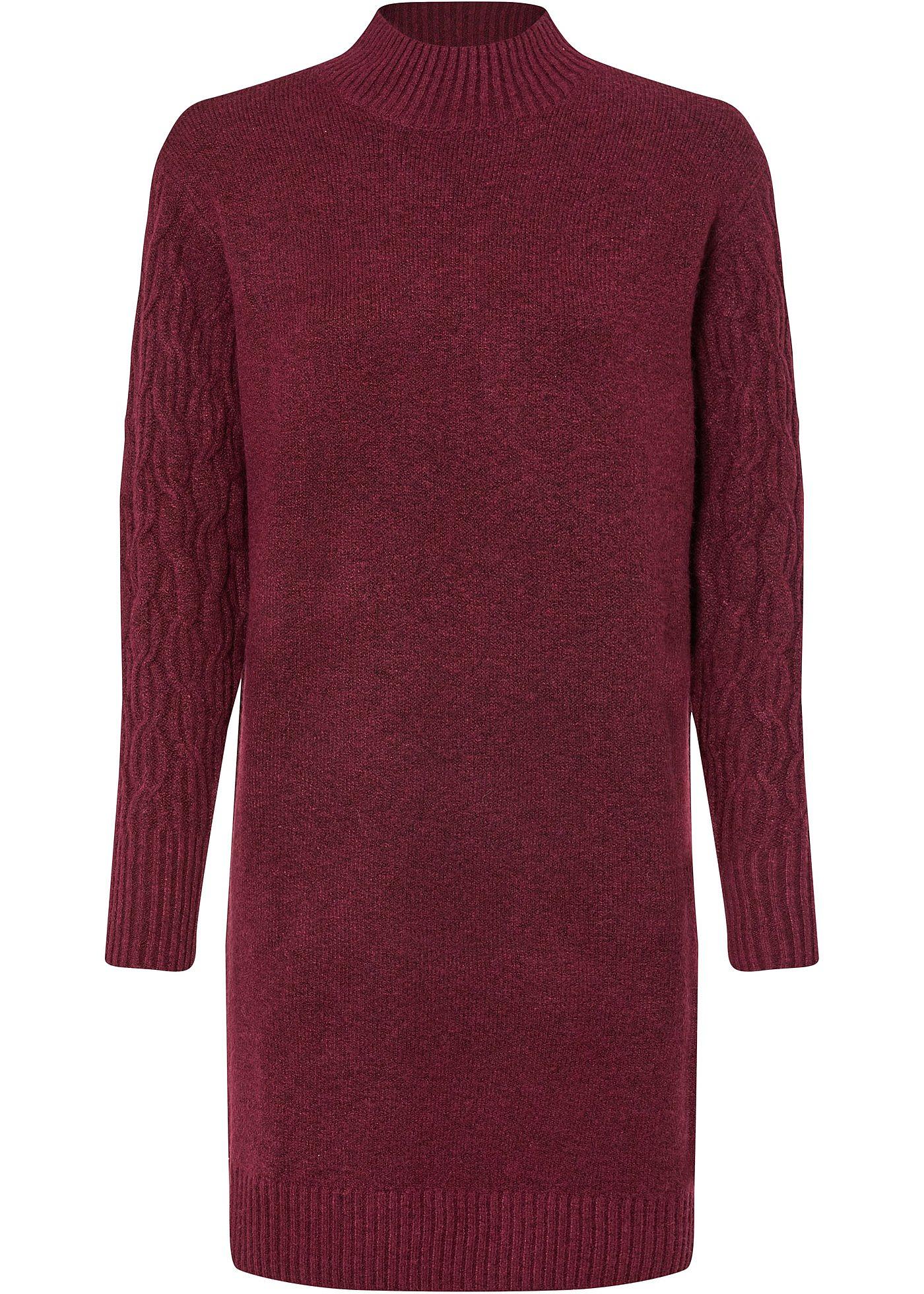 Strickkleid mit Wollanteil