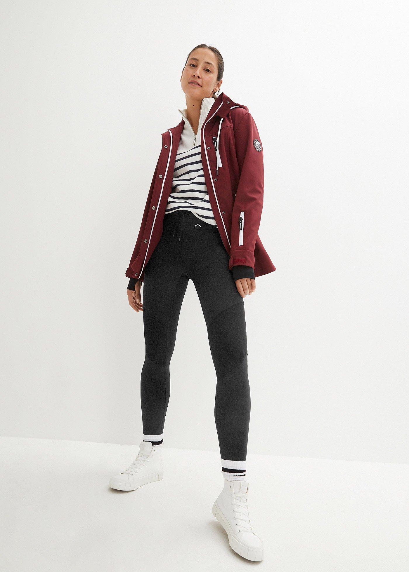 Kurtka softshell, z materiału odpychającego wodę - Bonprix