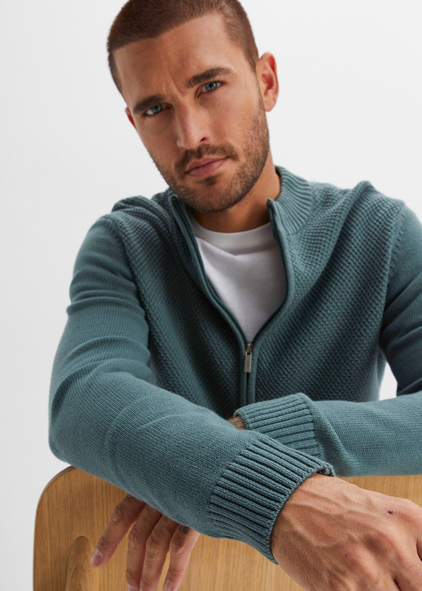 Bawełniany kardigan z cienkiej dzianiny - Bonprix