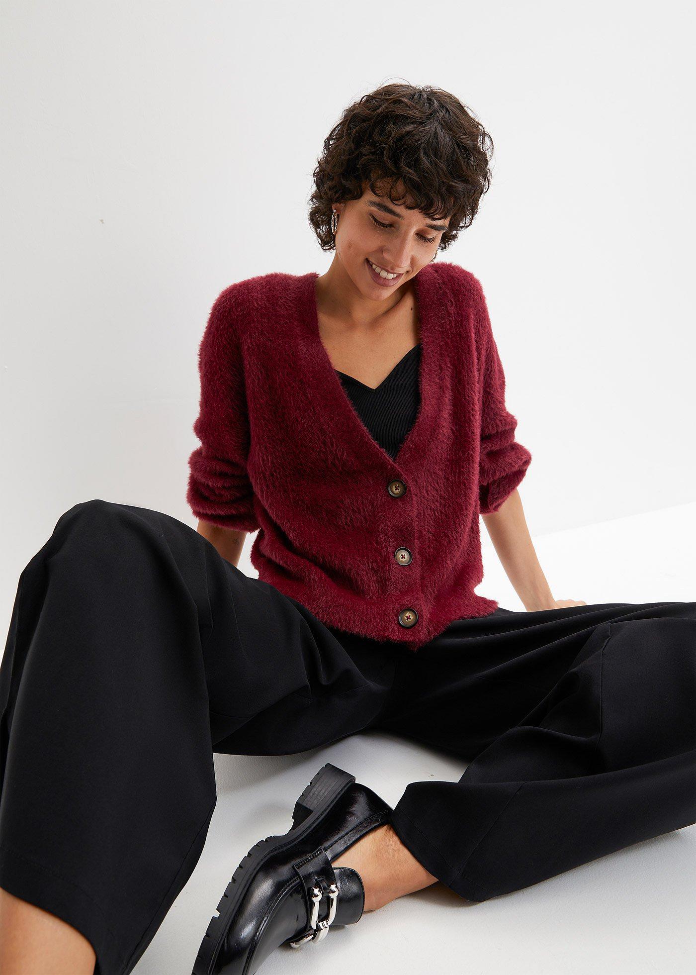 Sweter rozpinany - Bonprix