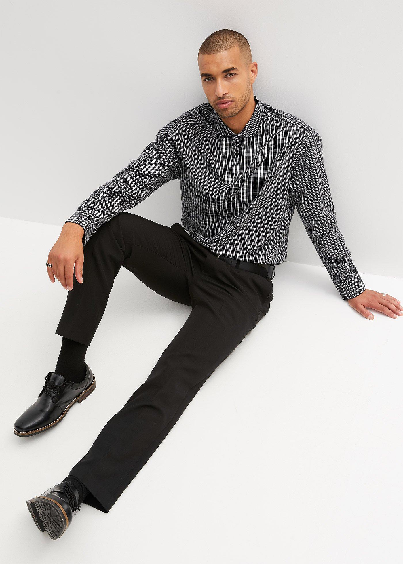 Koszula w biznesowym stylu, z czystej bawełny - Bonprix