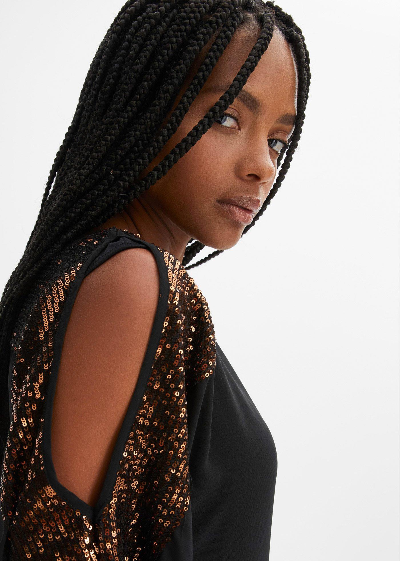 Tunika z cekinami - Bonprix