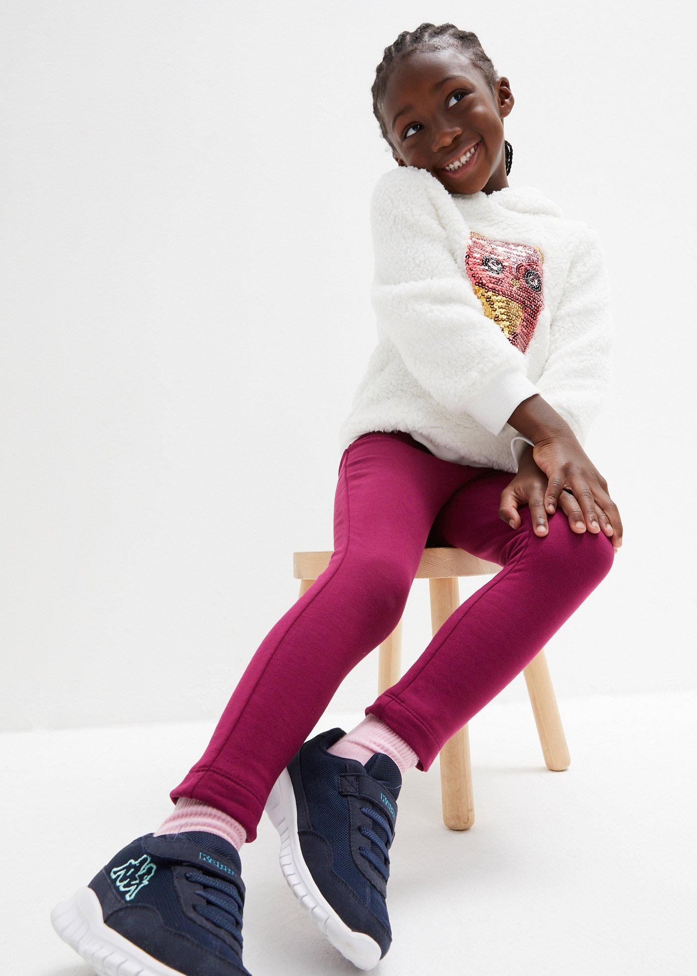 Legginsy termiczne z elastycznej mieszanki bawełny - Bonprix