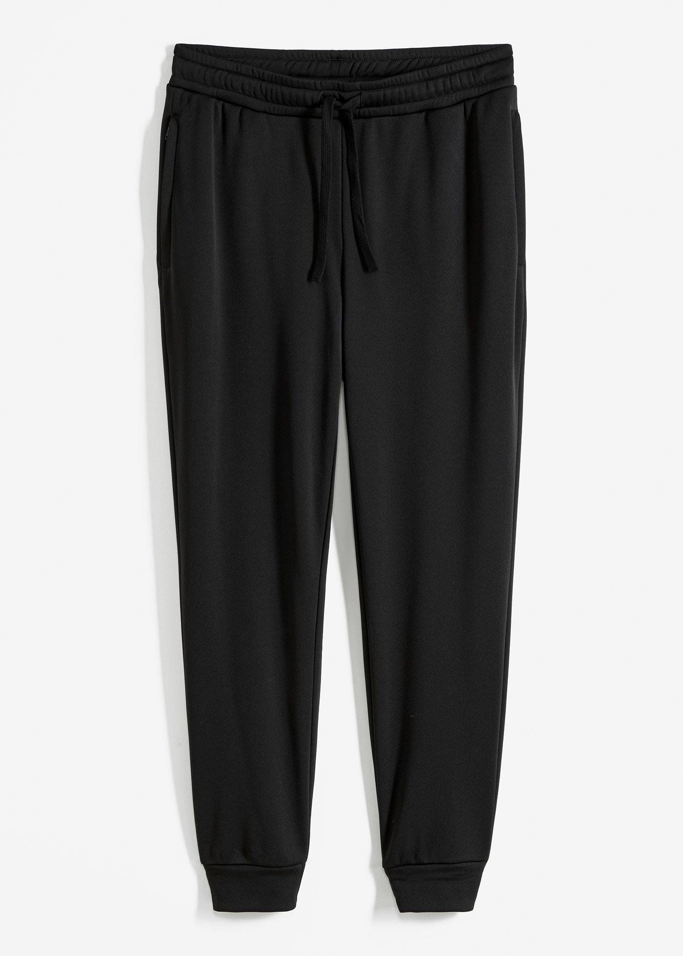 Pantaloni termo de jogging cu buzunare cu fermoar
