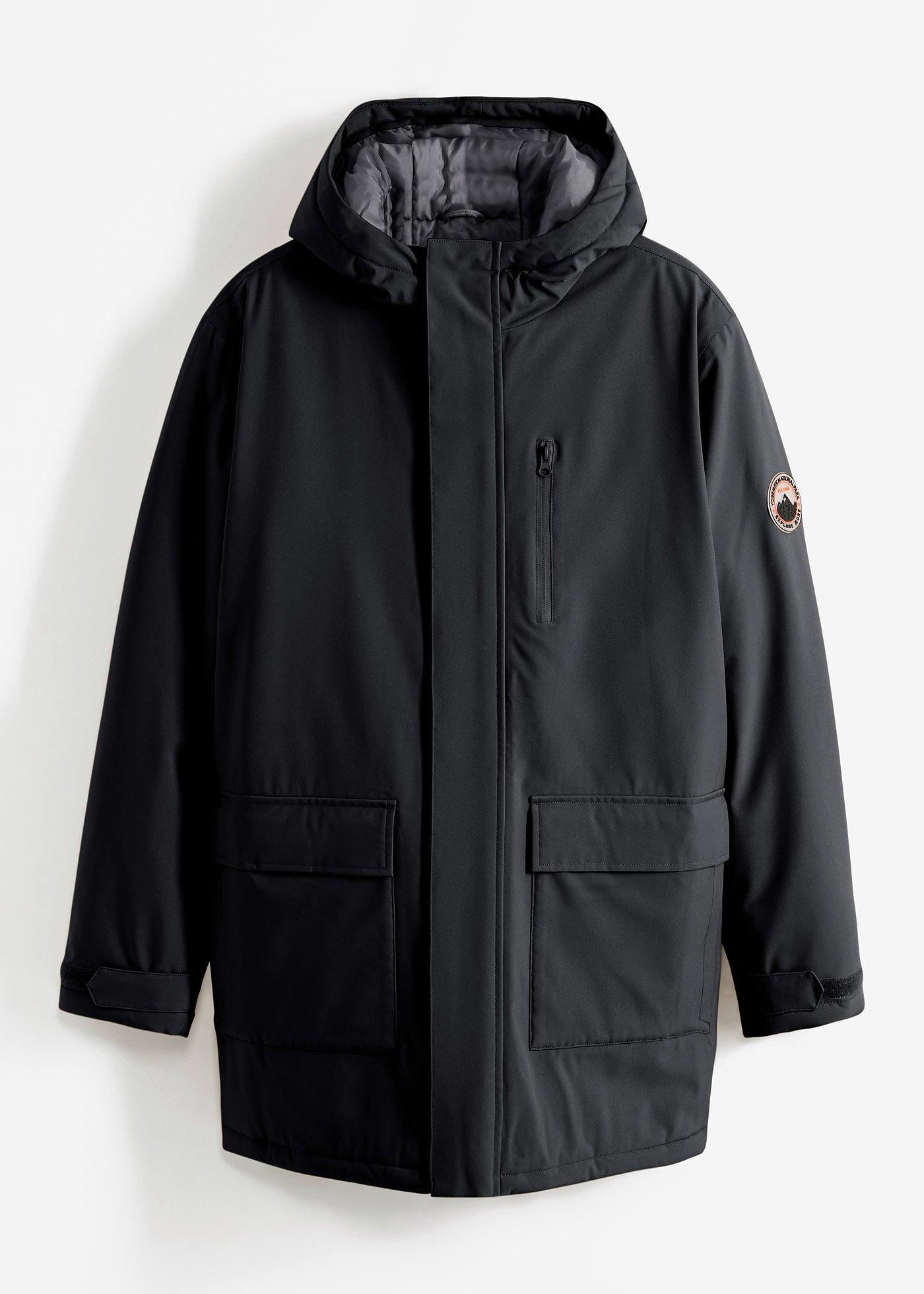 Parka imperméable en matière technique avec doublure matelassée