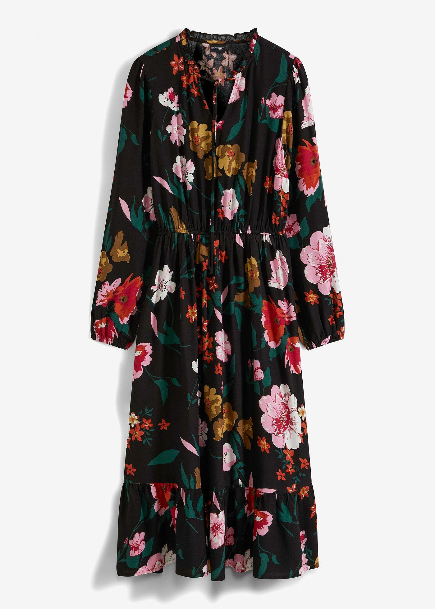 Rochie midi din viscoză fluidă