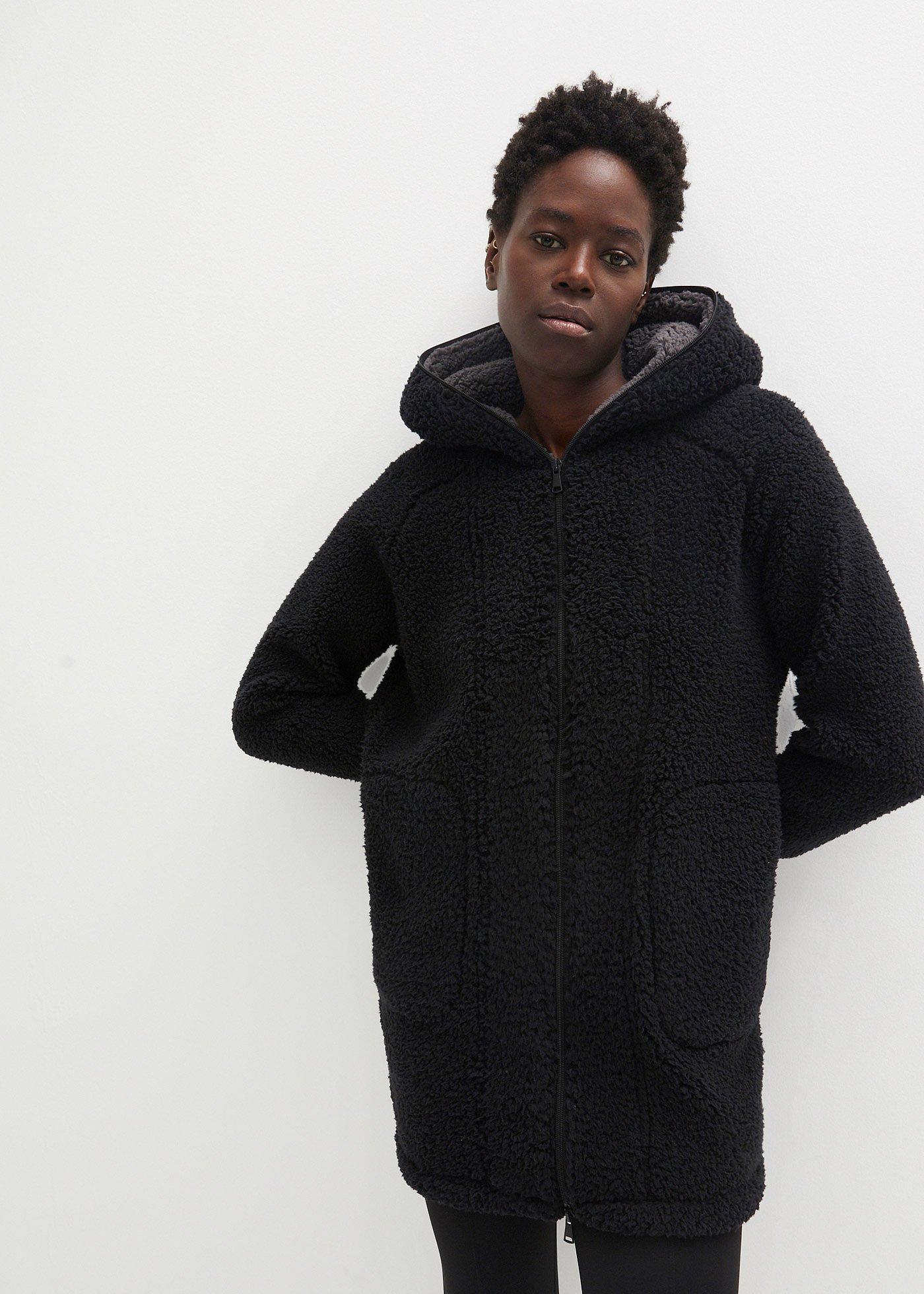 Bluza rozpinana z polaru baranka - Bonprix