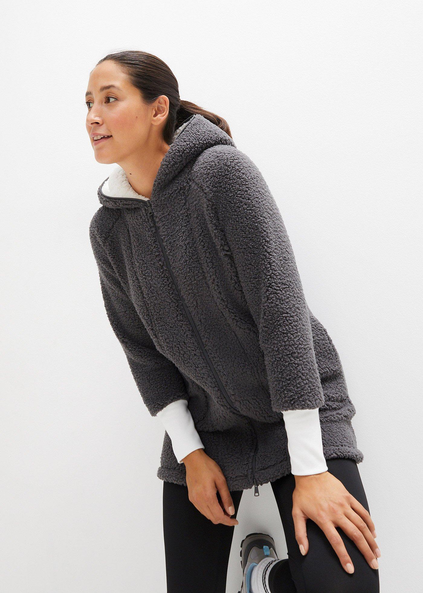 Bluza rozpinana z polaru baranka - Bonprix