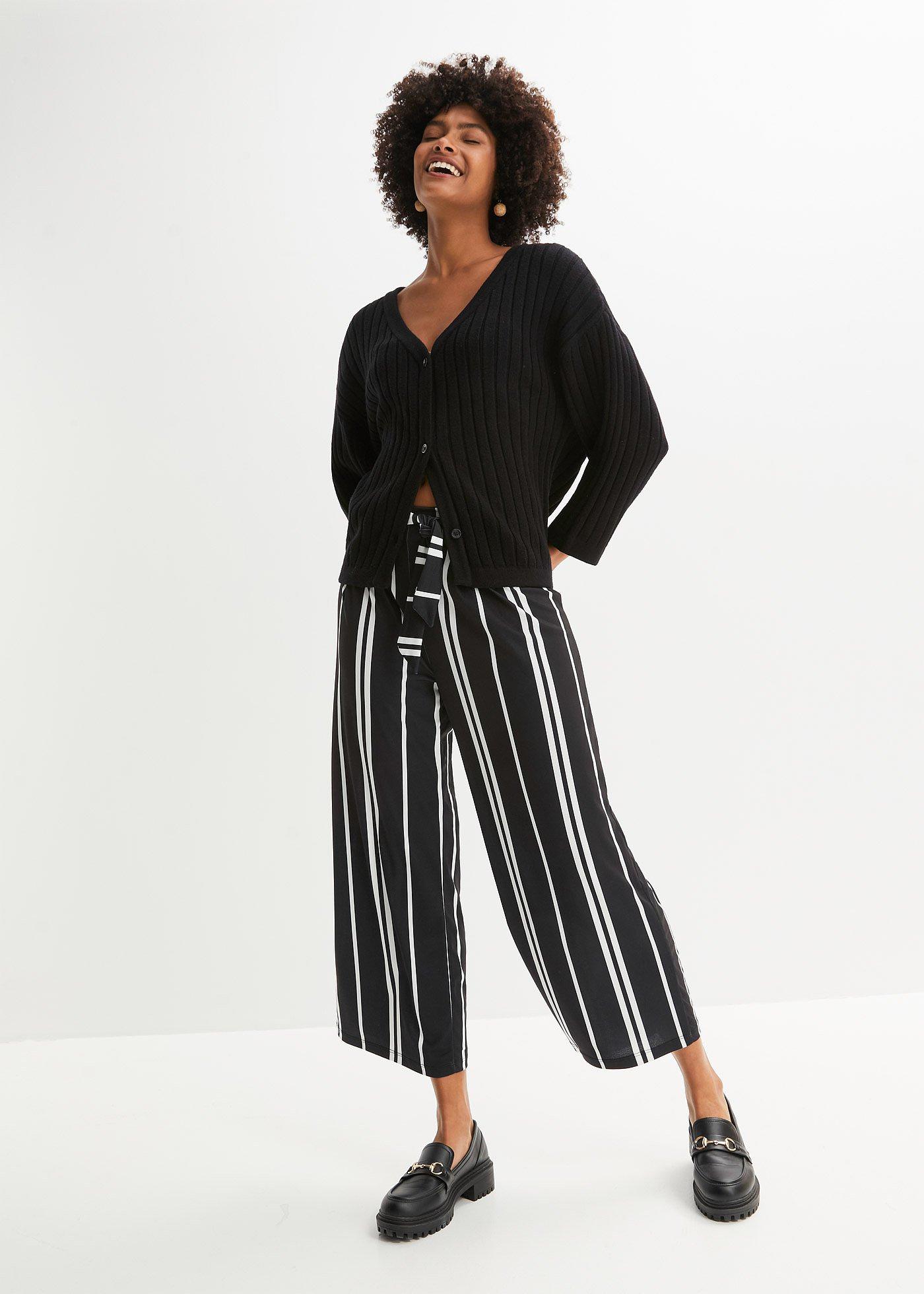 Sweter rozpinany boxy - Bonprix