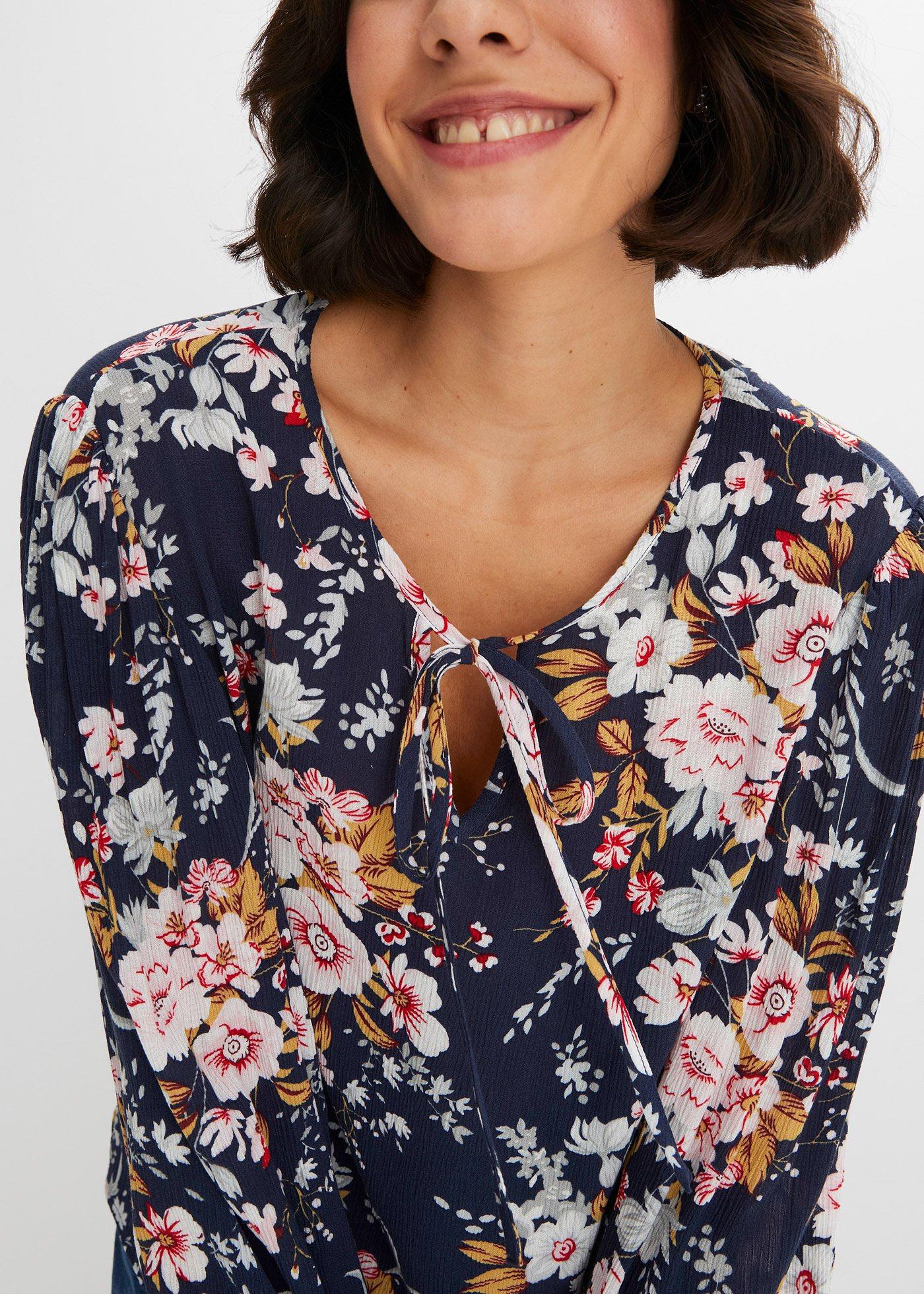 Bluzka z czystej wiskozy - Bonprix