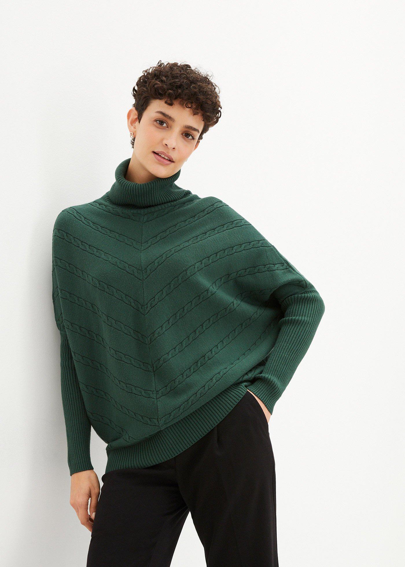Sweter z golfem - Bonprix