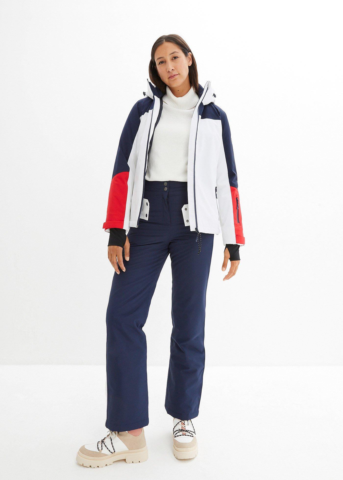 Kurtka narciarska z rozcięciami wentylacyjnymi, nieprzemakalna - Bonprix