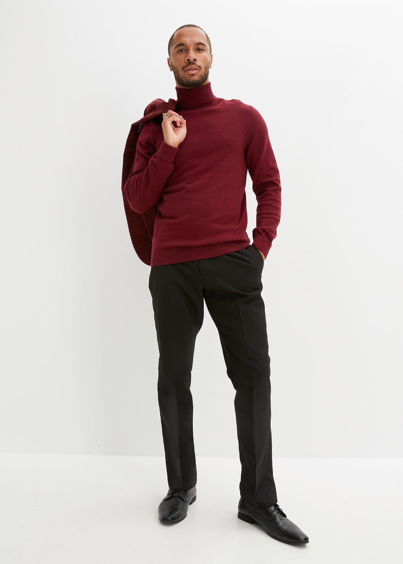 Sweter z golfem z kaszmirem - Bonprix