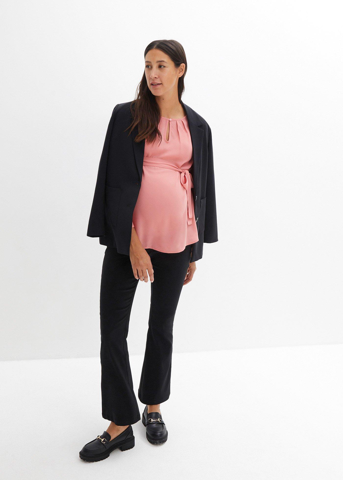 Spodnie ze stretchem z domieszką wiskozy - Bonprix