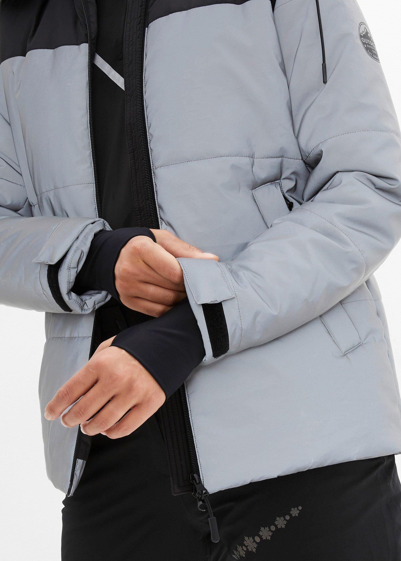 Kurtka pikowana funkcyjna, odblaskowa - Bonprix