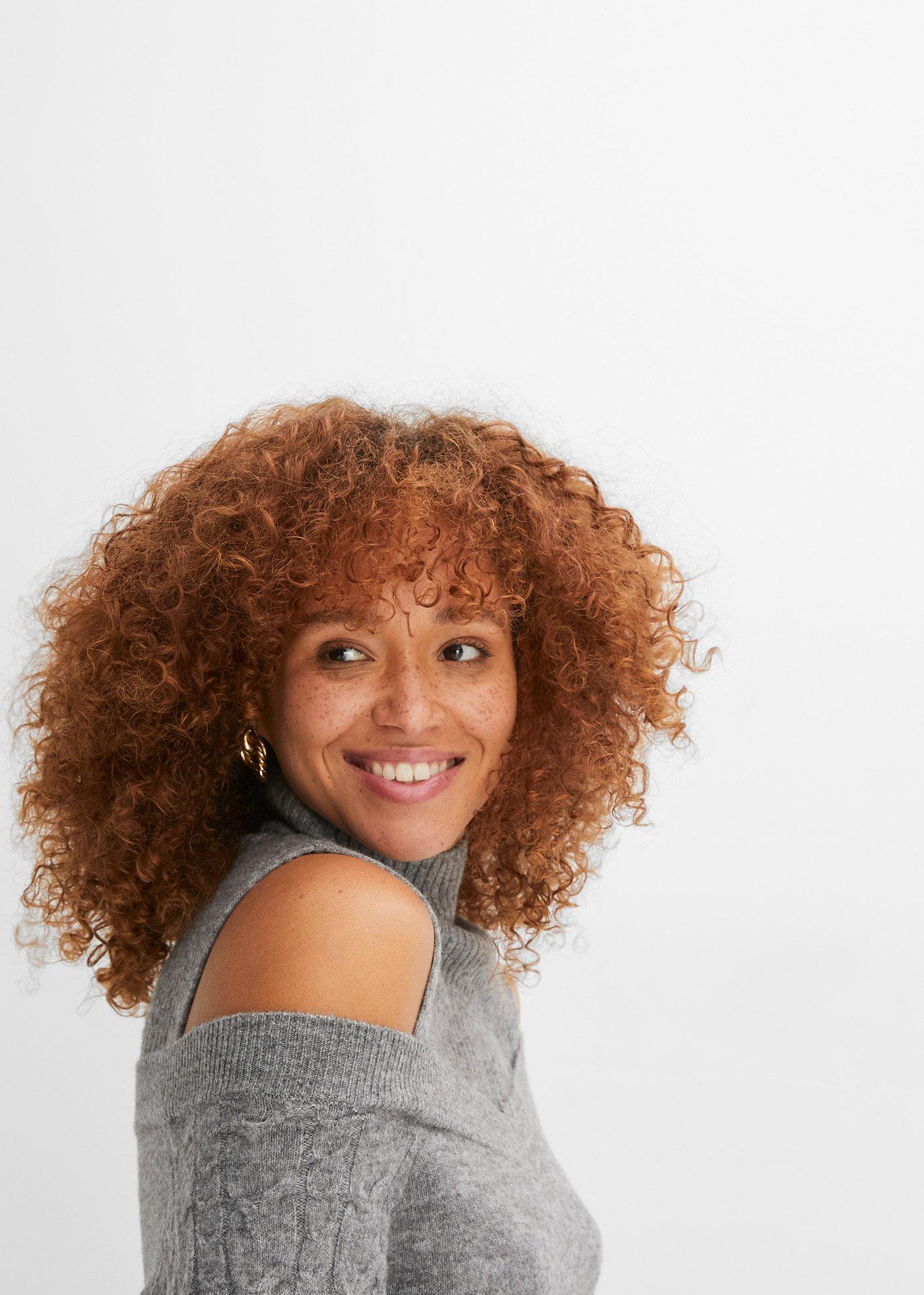 Sweter cold-shoulder - Bonprix