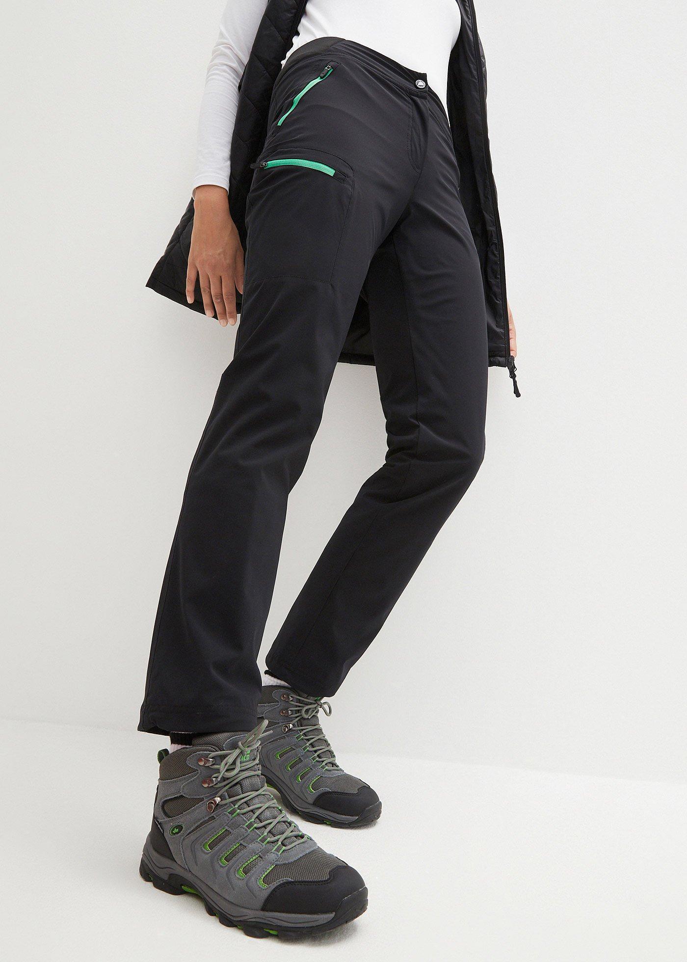 Spodnie funkcjonalne z wygodnym paskiem, odpychające wodę - Bonprix