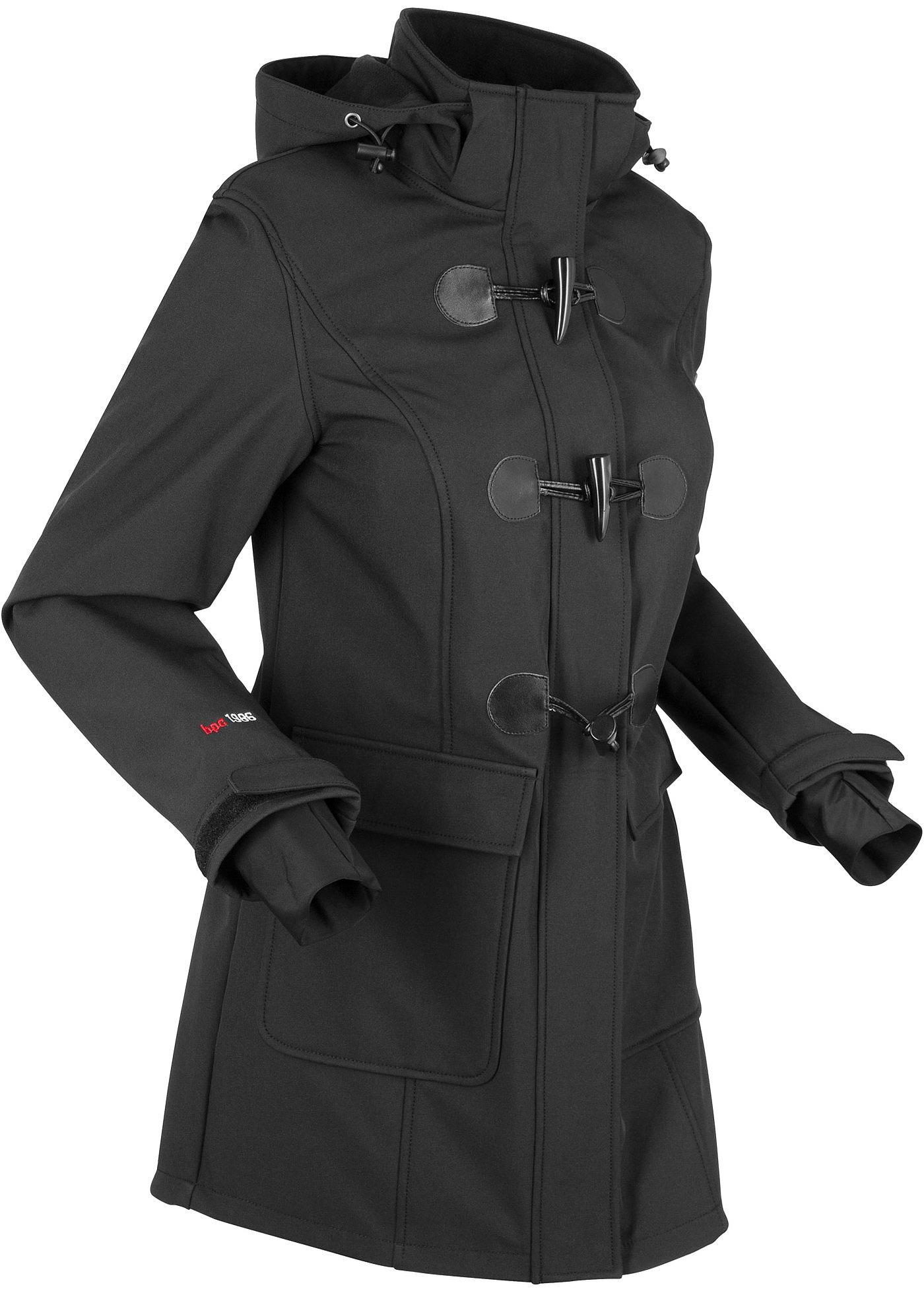 Duffle-Jacke aus Softshell, wasserabweisend