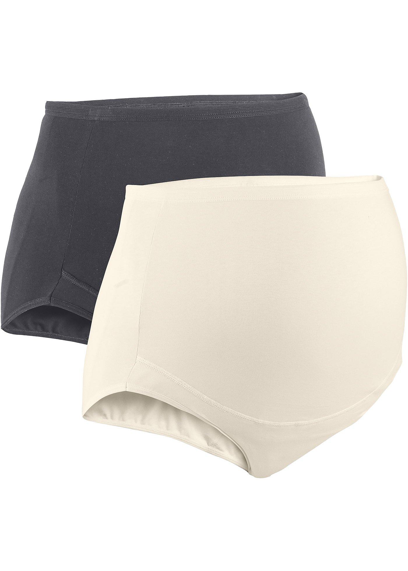 Überbauchslip mit Bio-Baumwolle (2er Pack)