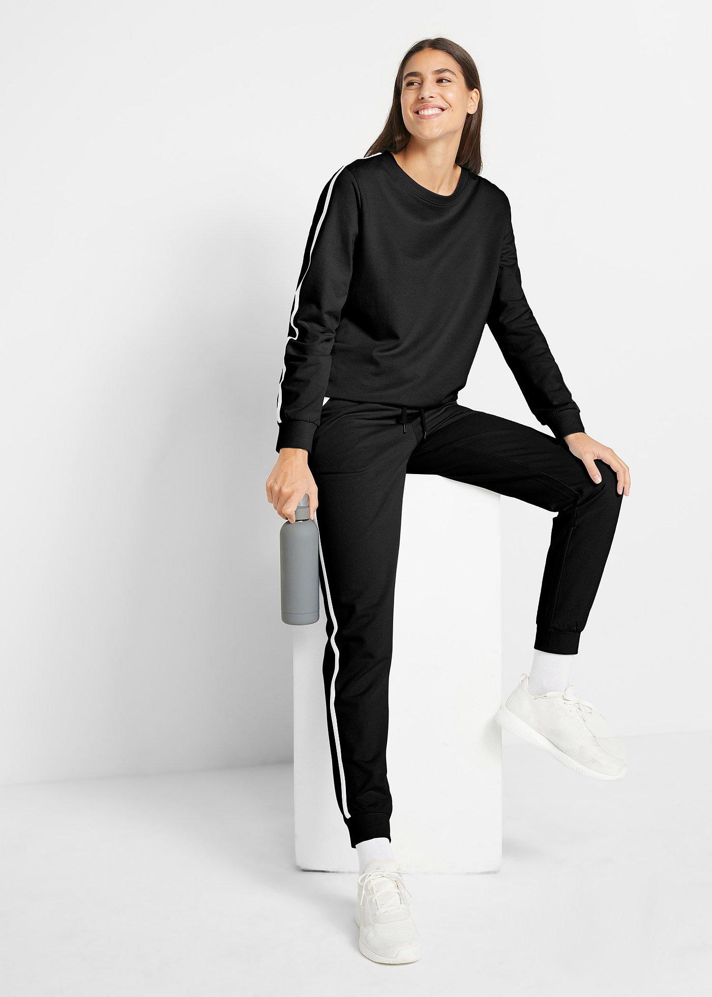 Dres sportowy bawełniany (2 części) - Bonprix