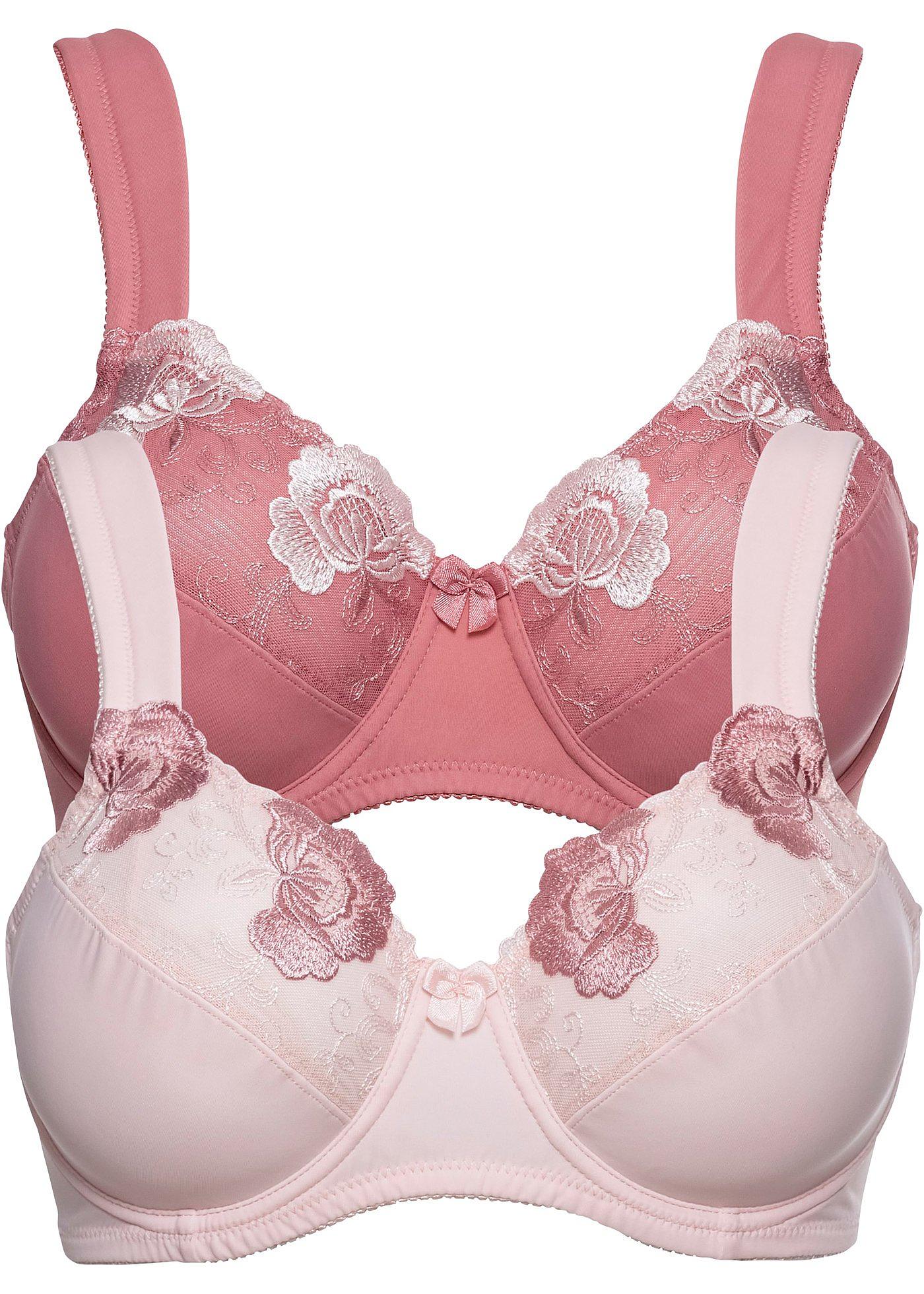 Biustonosz minimizer z wyściełanymi ramiączkami (2 szt.) - Bonprix