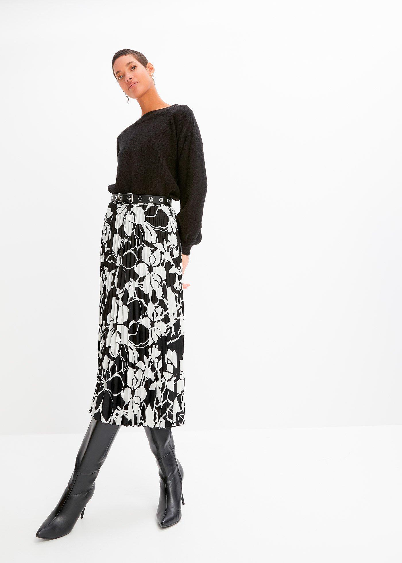 Sweter z rękawami balonowymi - Bonprix