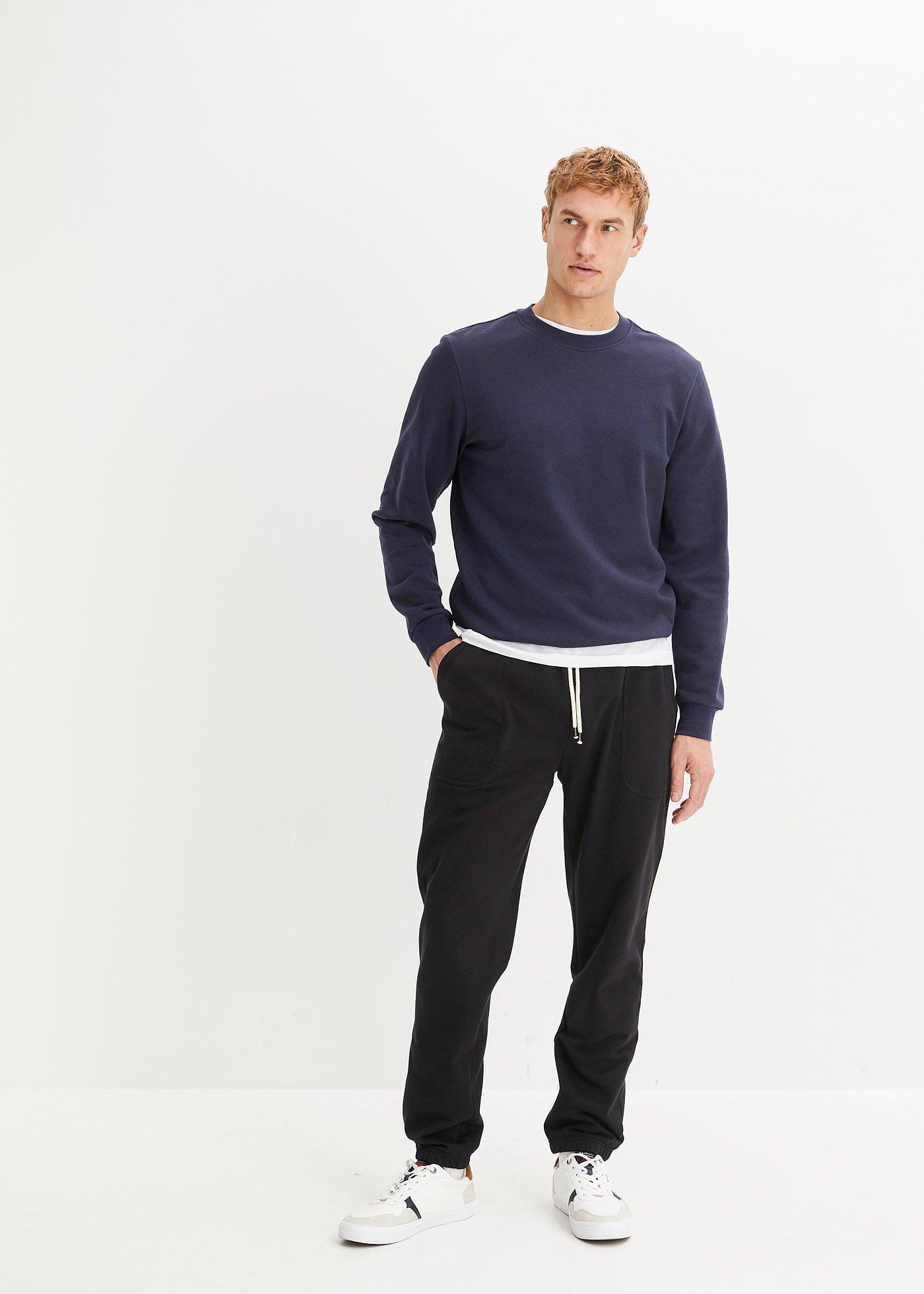 Spodnie sportowe z czystej bawełny organicznej - Bonprix