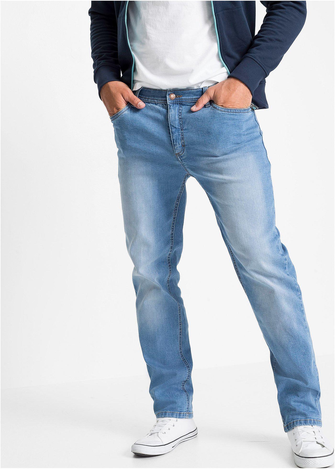 Lekkie dżinsy Regular Fit ze stretchem, Straight (2 pary) - Bonprix