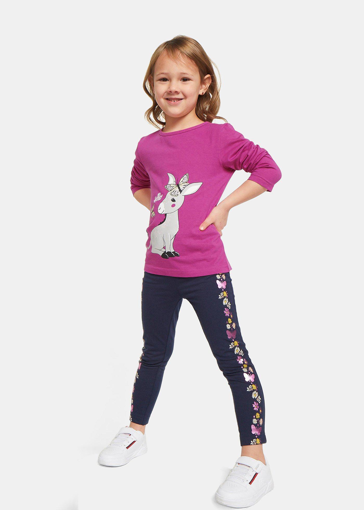 Shirt z długim rękawem (2 szt.), z czystej bawełny - Bonprix