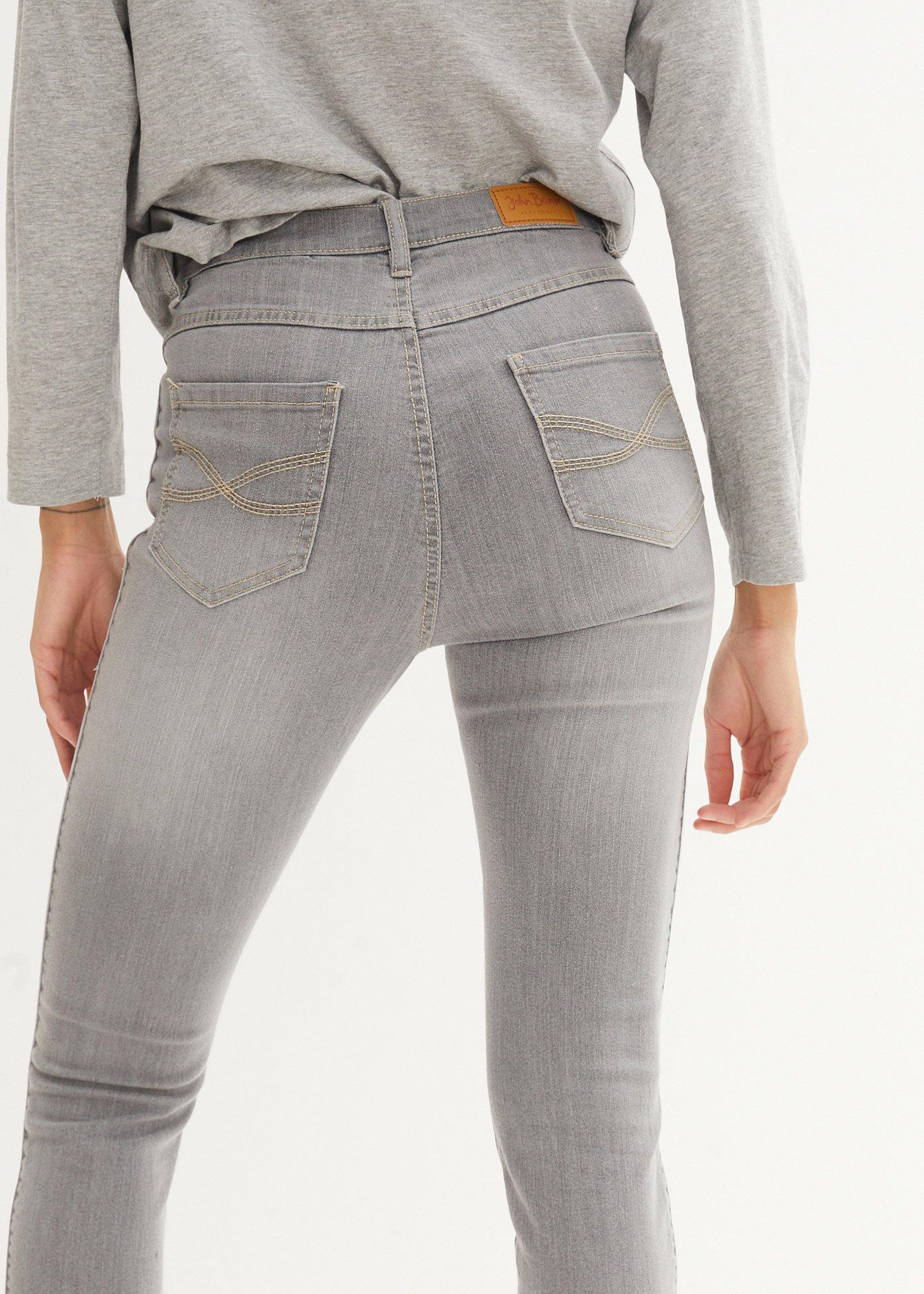 Dżinsy o kroju skinny 7/8 z wygodnym stretchem - Bonprix