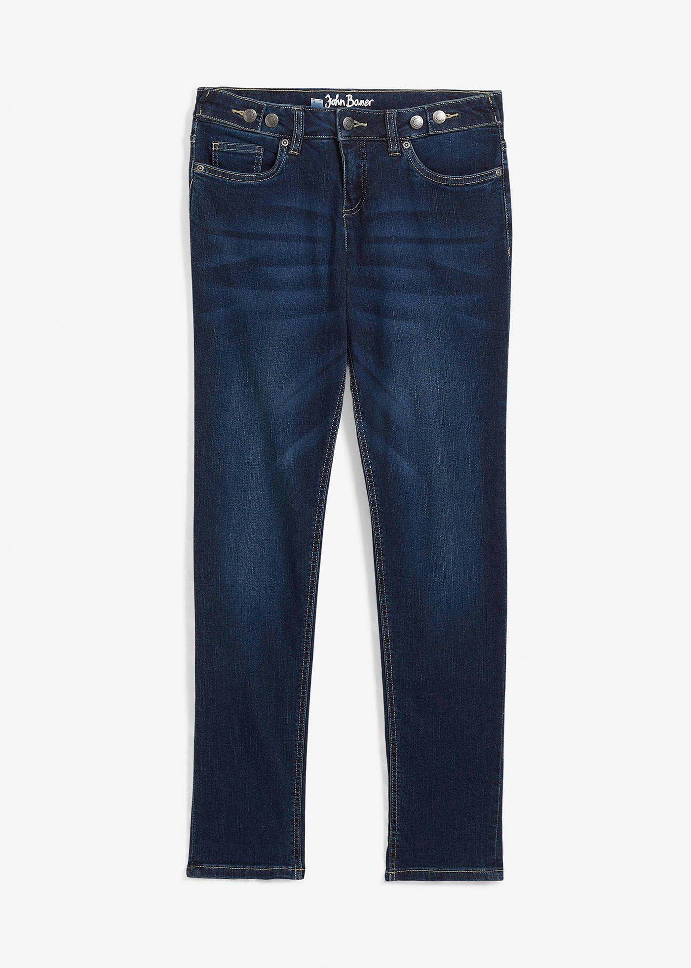 Boyfriend Jeans Mid Waist, Stretch