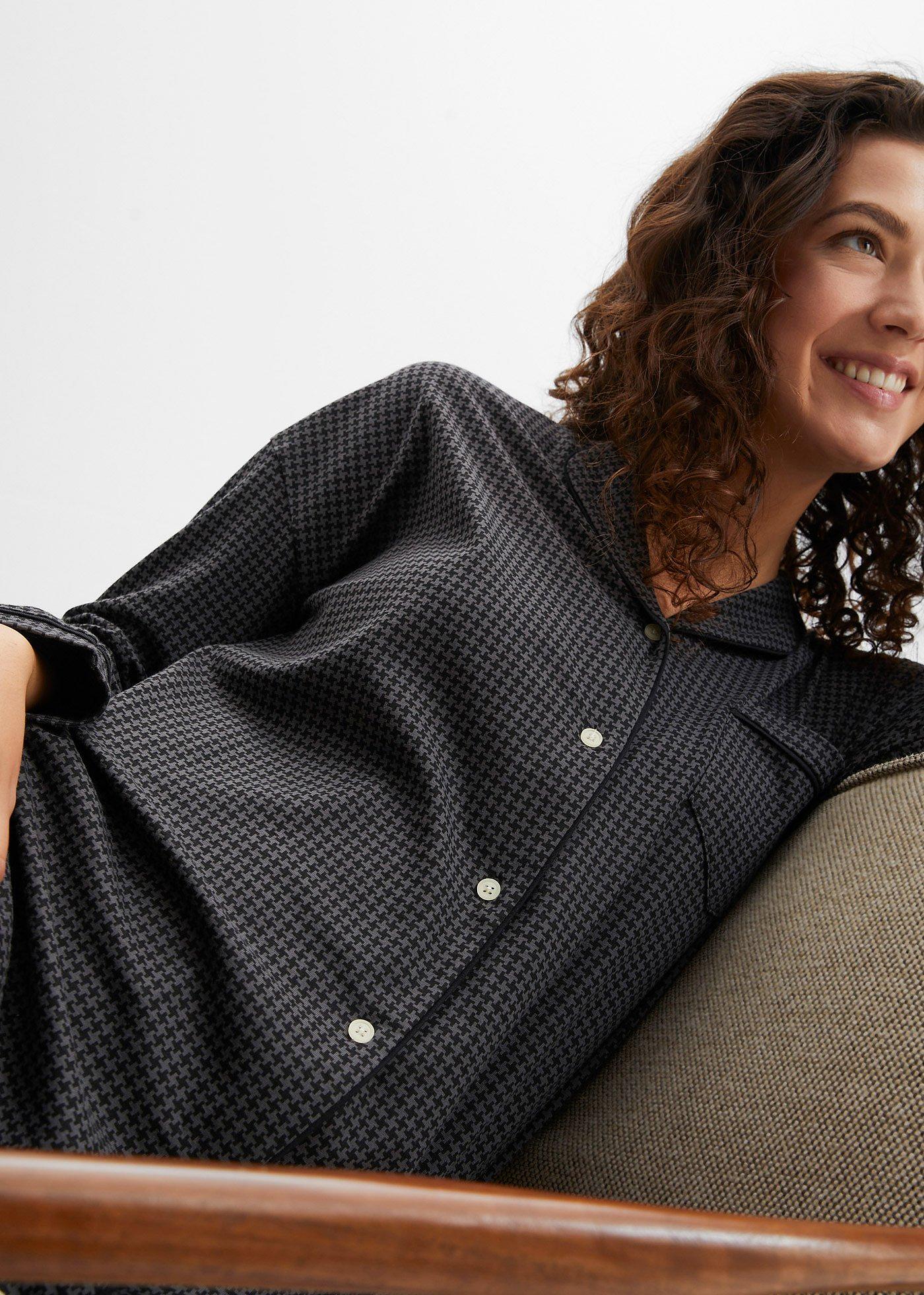 Koszula nocna oversize z czystej bawełny - Bonprix