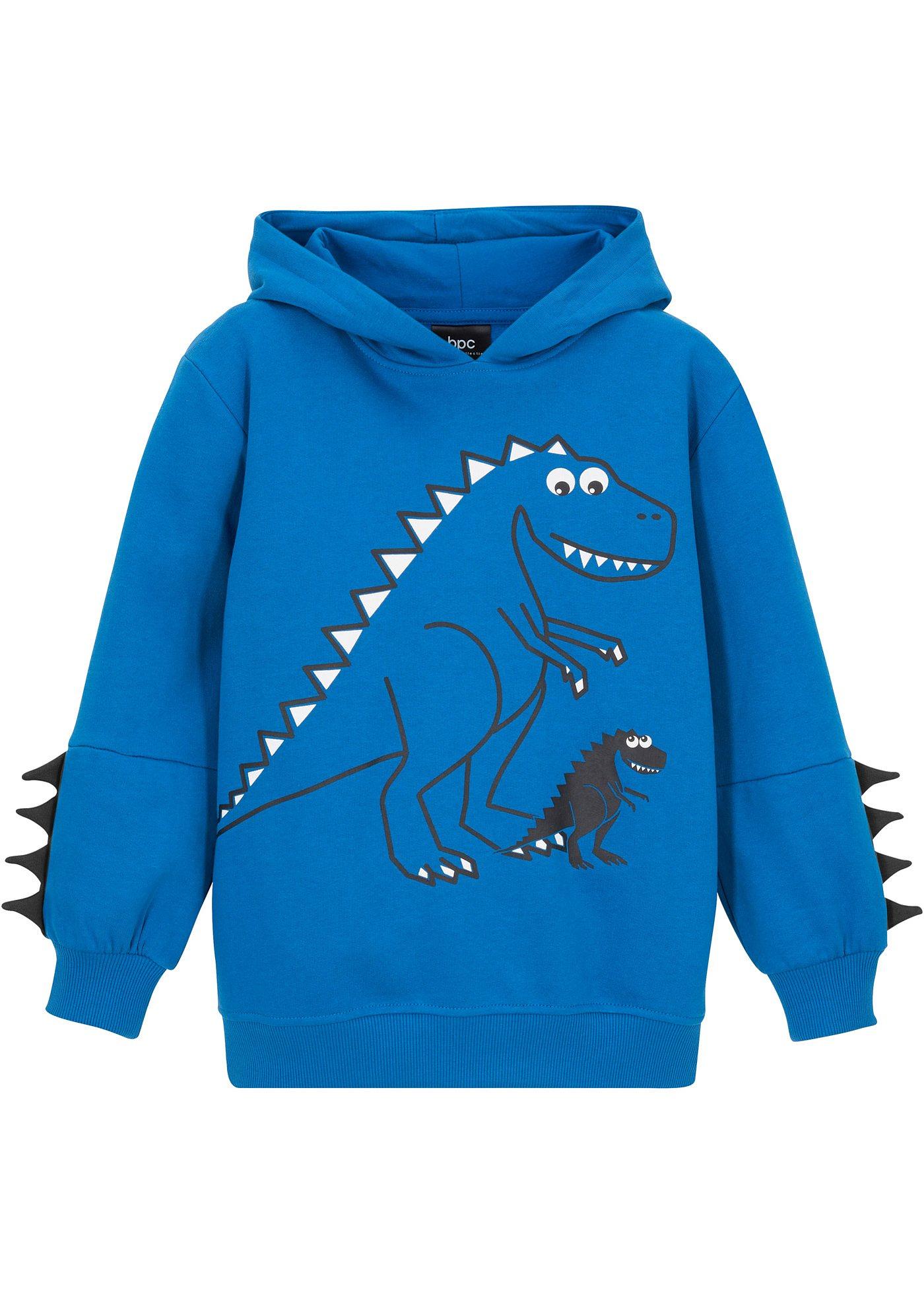 Jungen Kapuzensweatshirt Dino aus Bio-Baumwolle