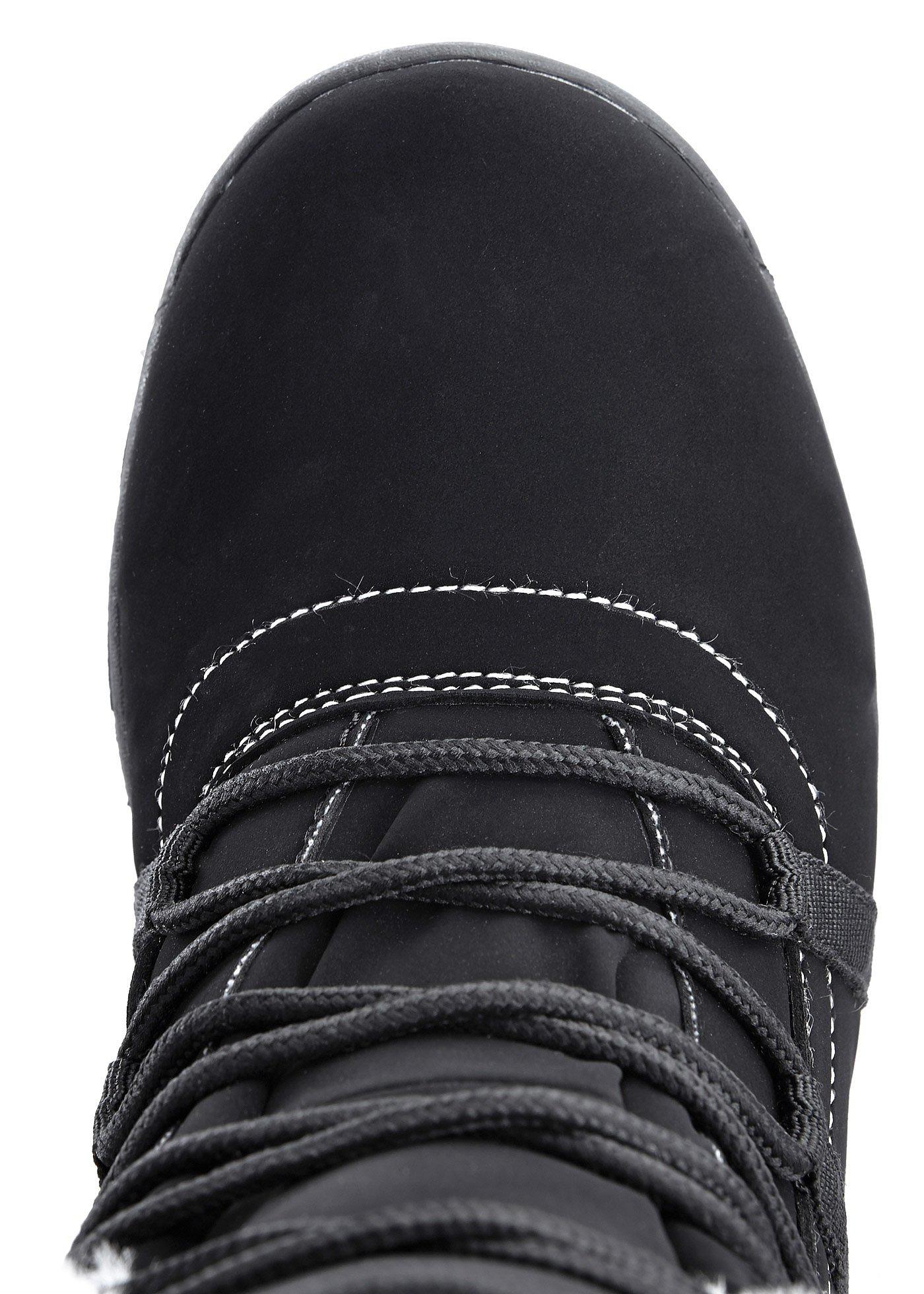 Kozaki zimowe sznurowane - Bonprix