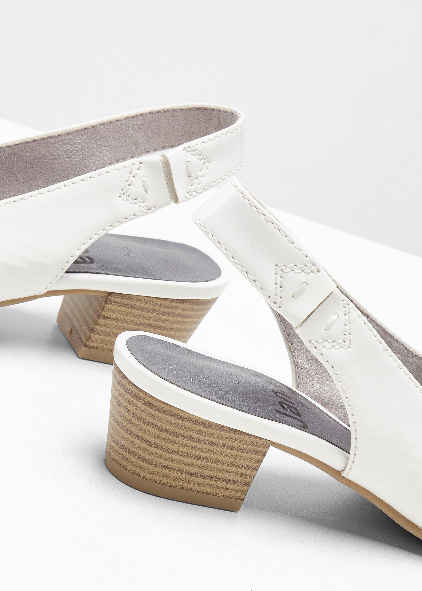 Czółenka Jana z paskiem na pięcie, wygodna tęgość - Bonprix