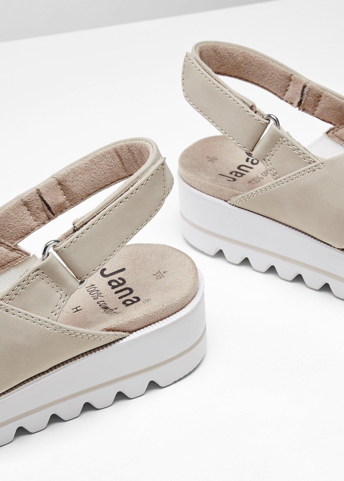 Sandały Jana, wygodna szerokość - Bonprix