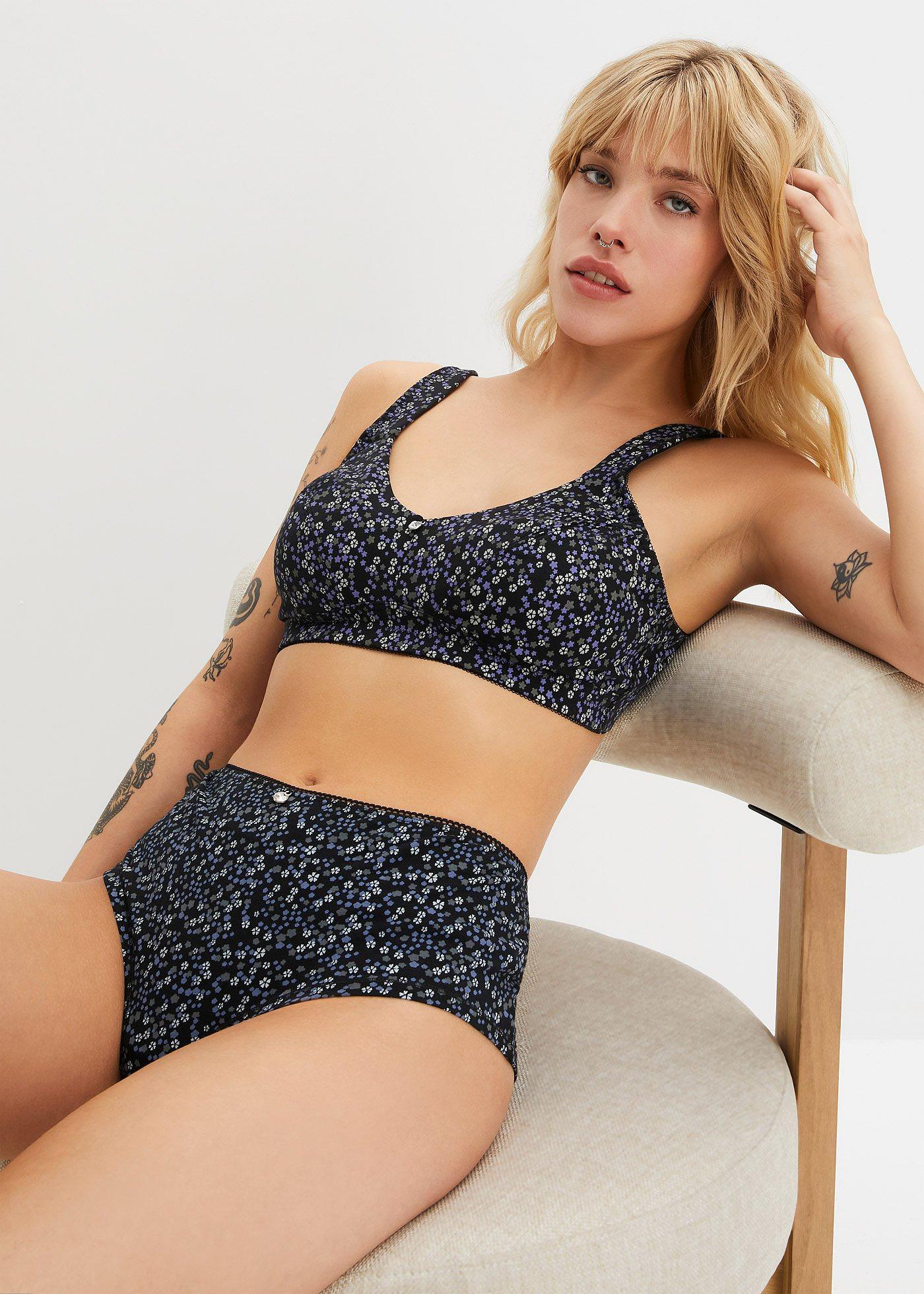 Figi z wysokim stanem (4 pary) - Bonprix