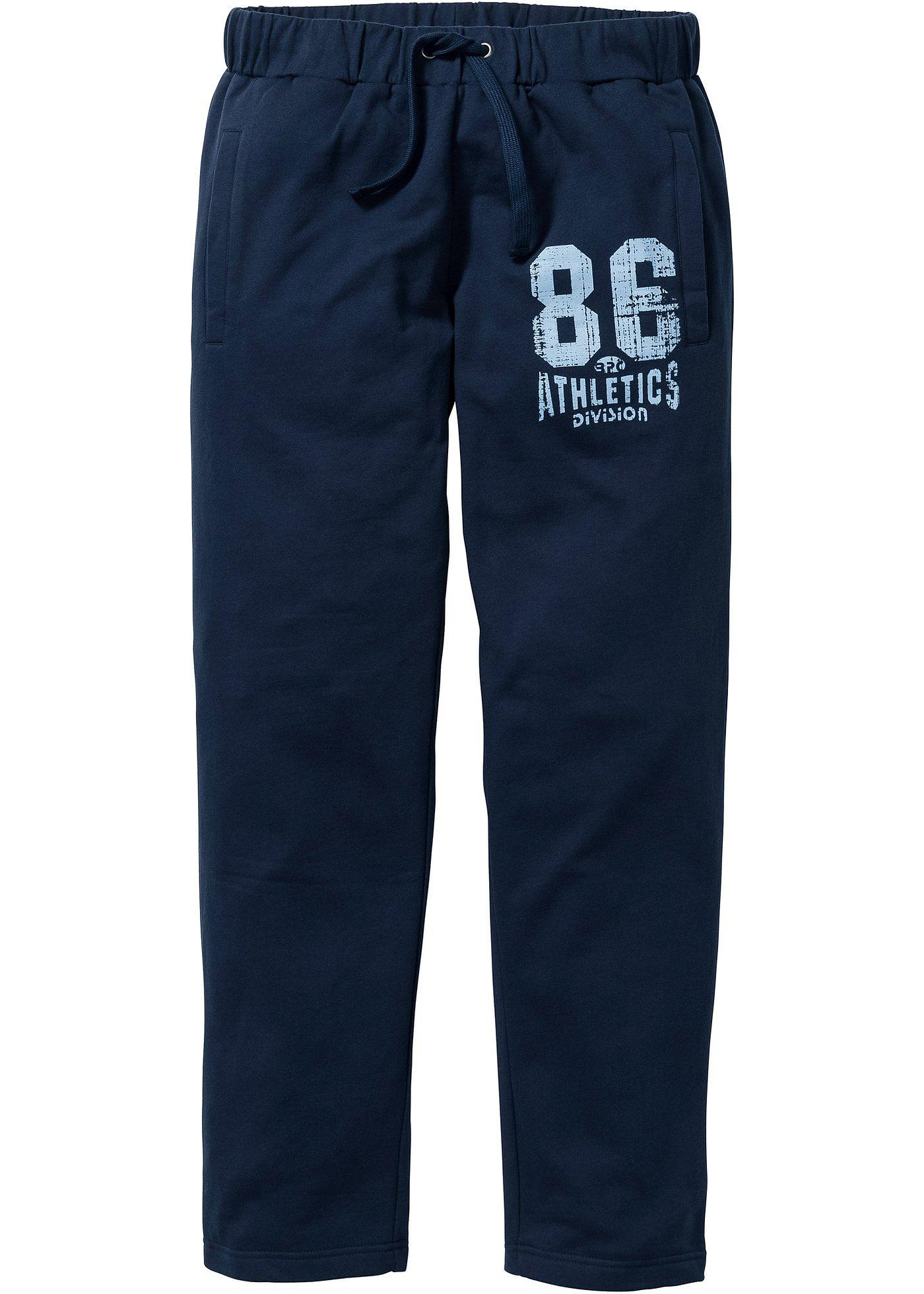 Pantalon de jogging avec détails sportifs, 100% coton