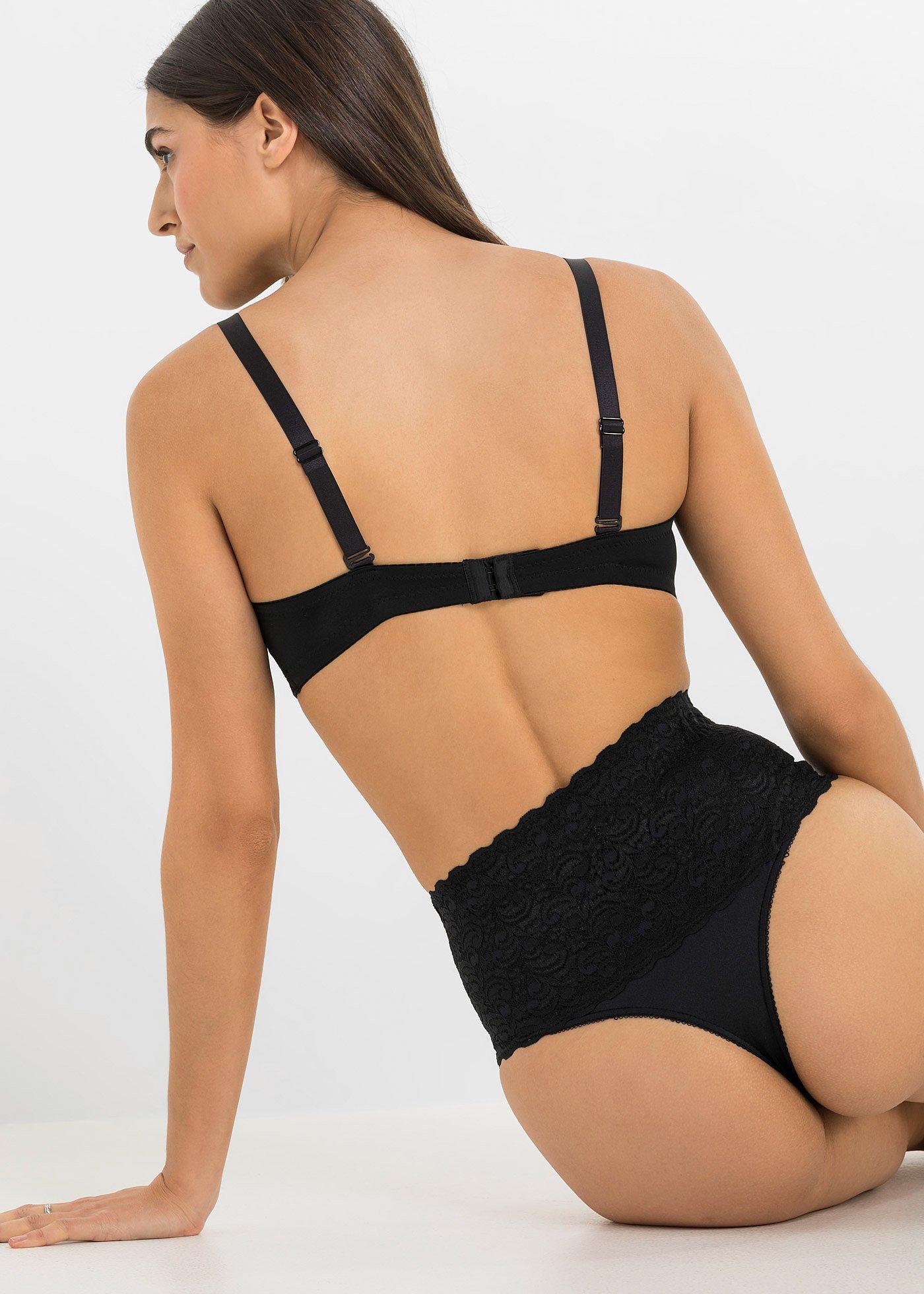 Stringi średnio modelujące sylwetkę (2 pary) - Bonprix