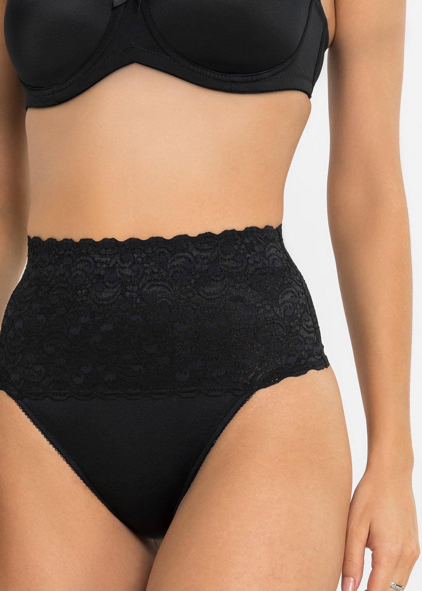 Stringi średnio modelujące sylwetkę (2 pary) - Bonprix