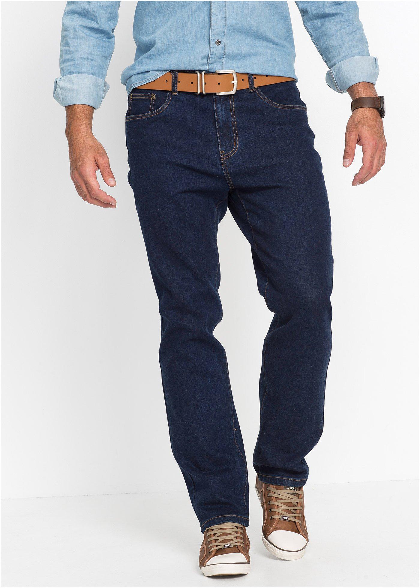 Dżinsy ze stretchem classic fit, straight - Bonprix