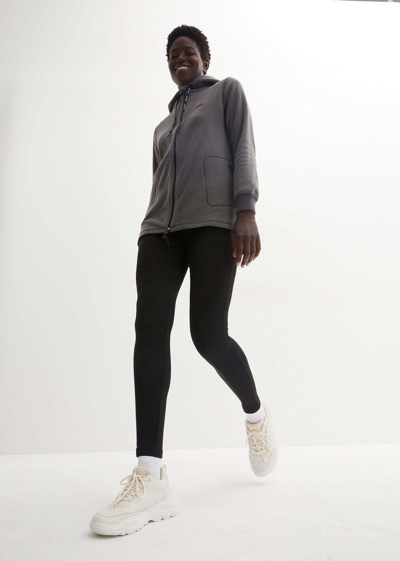 Bluza rozpinana z polaru, z kieszeniami z zamkiem - Bonprix