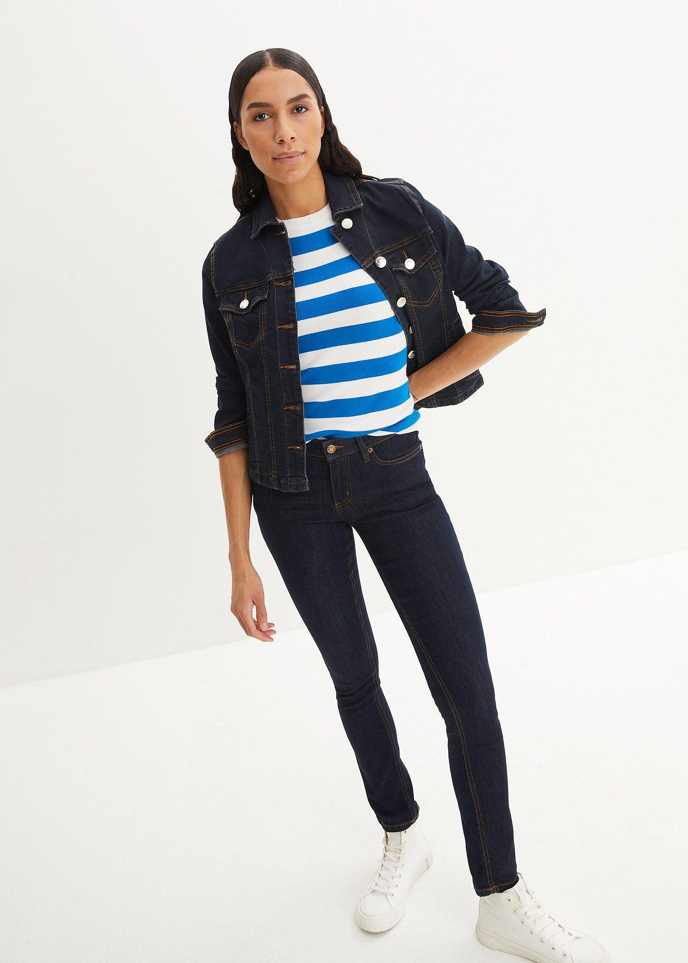 Dżinsy ze stretchem skinny, mid waist - Bonprix
