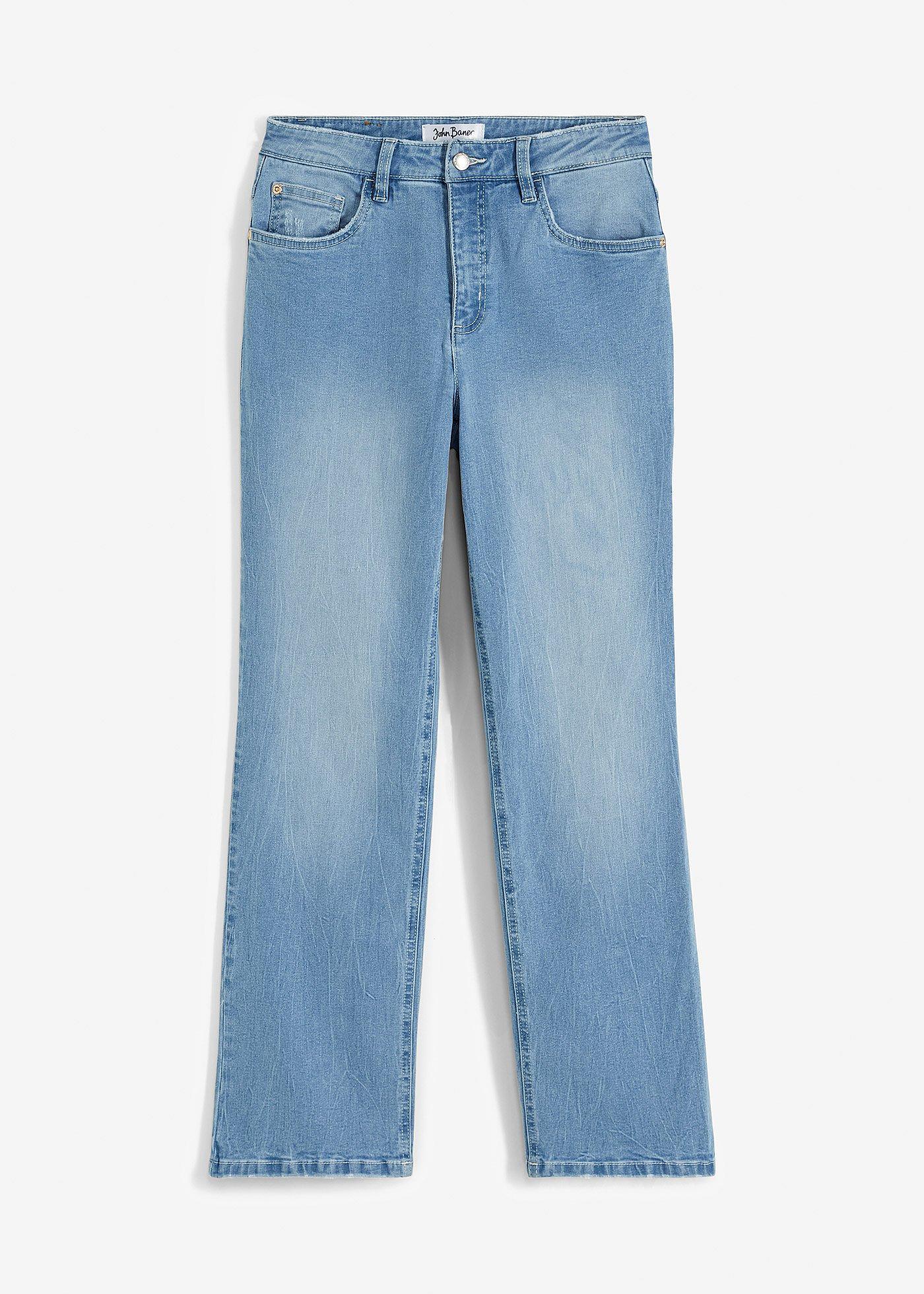 Wide Leg Jeans High Waist, Stretch