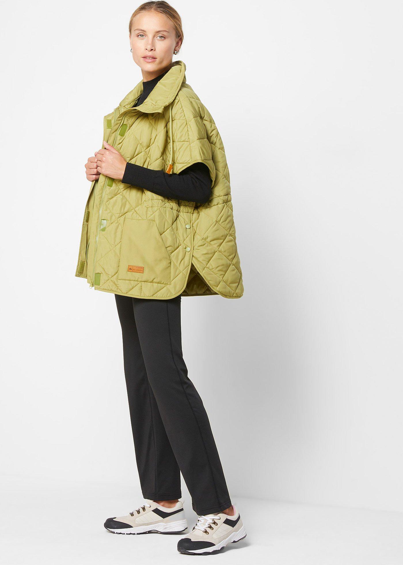 Kamizelka pikowana funkcyjna oversize, hydrofobowa - Bonprix